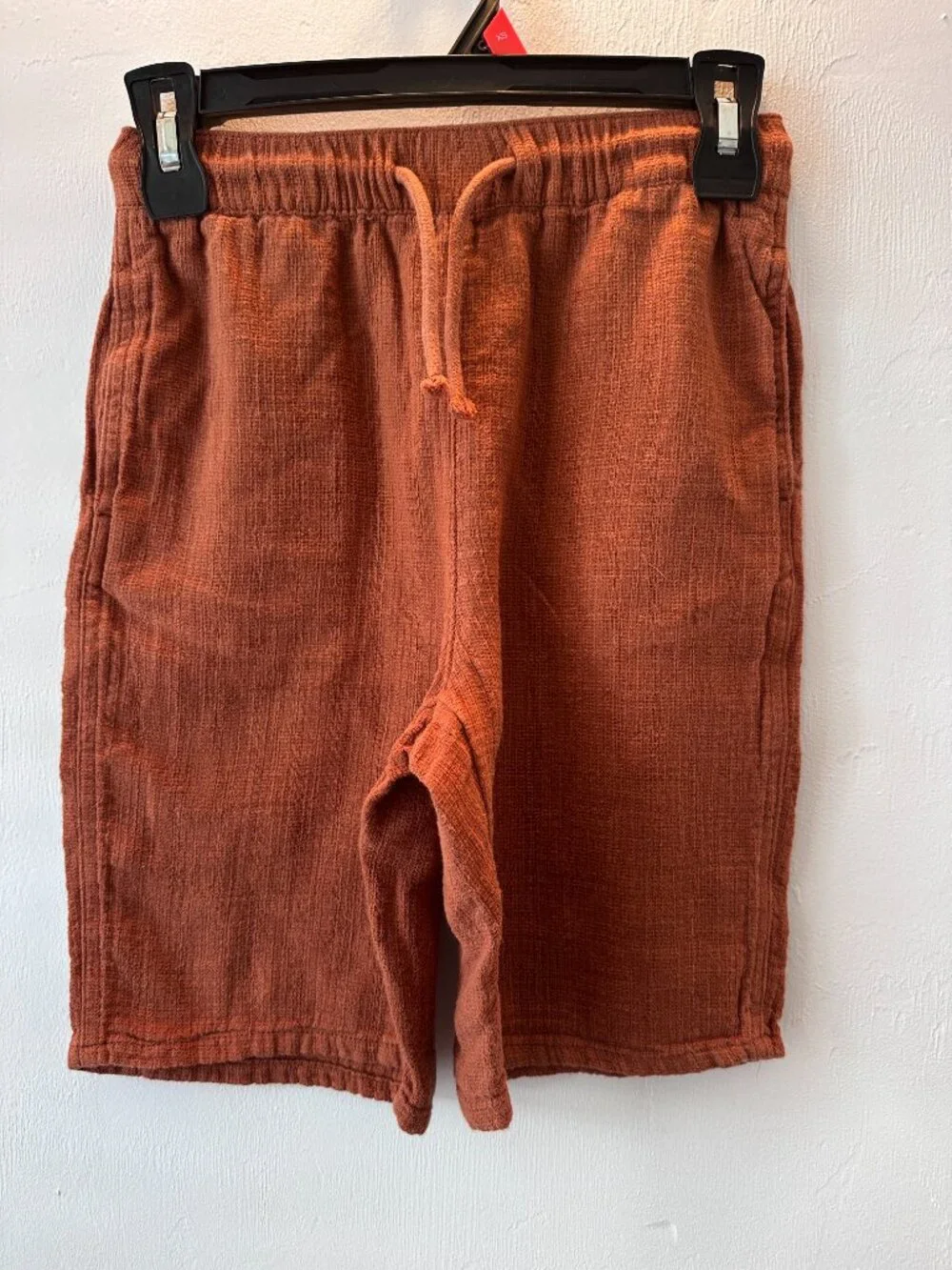 H&M Kids Rust Orange 2 Piece Matching Shirt & Shorts Set Size 10